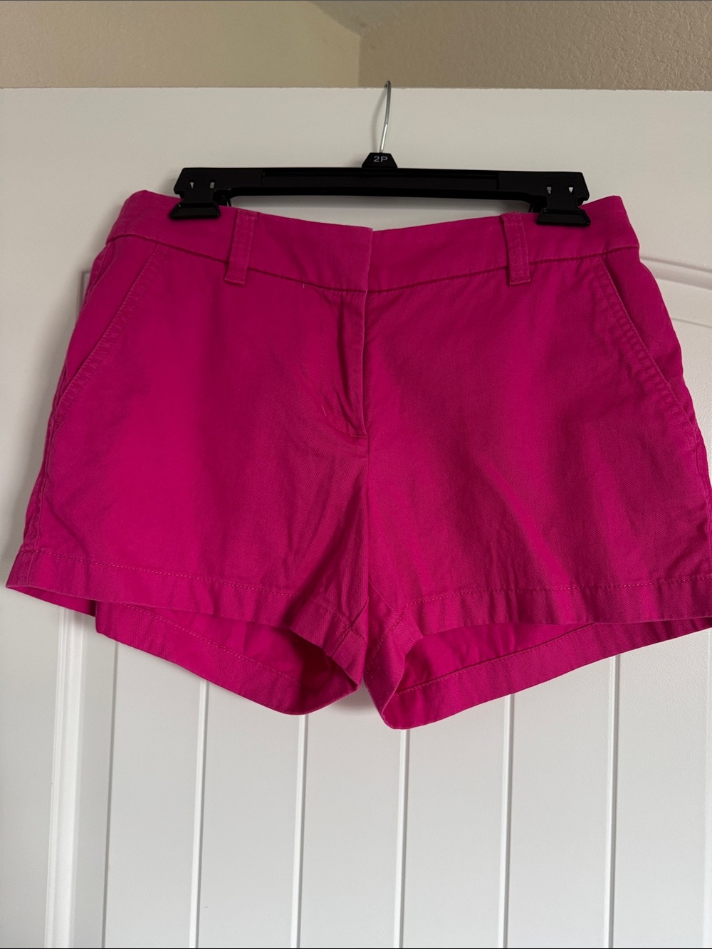 J. Crew Hot Pink Cotton Bermuda Shorts